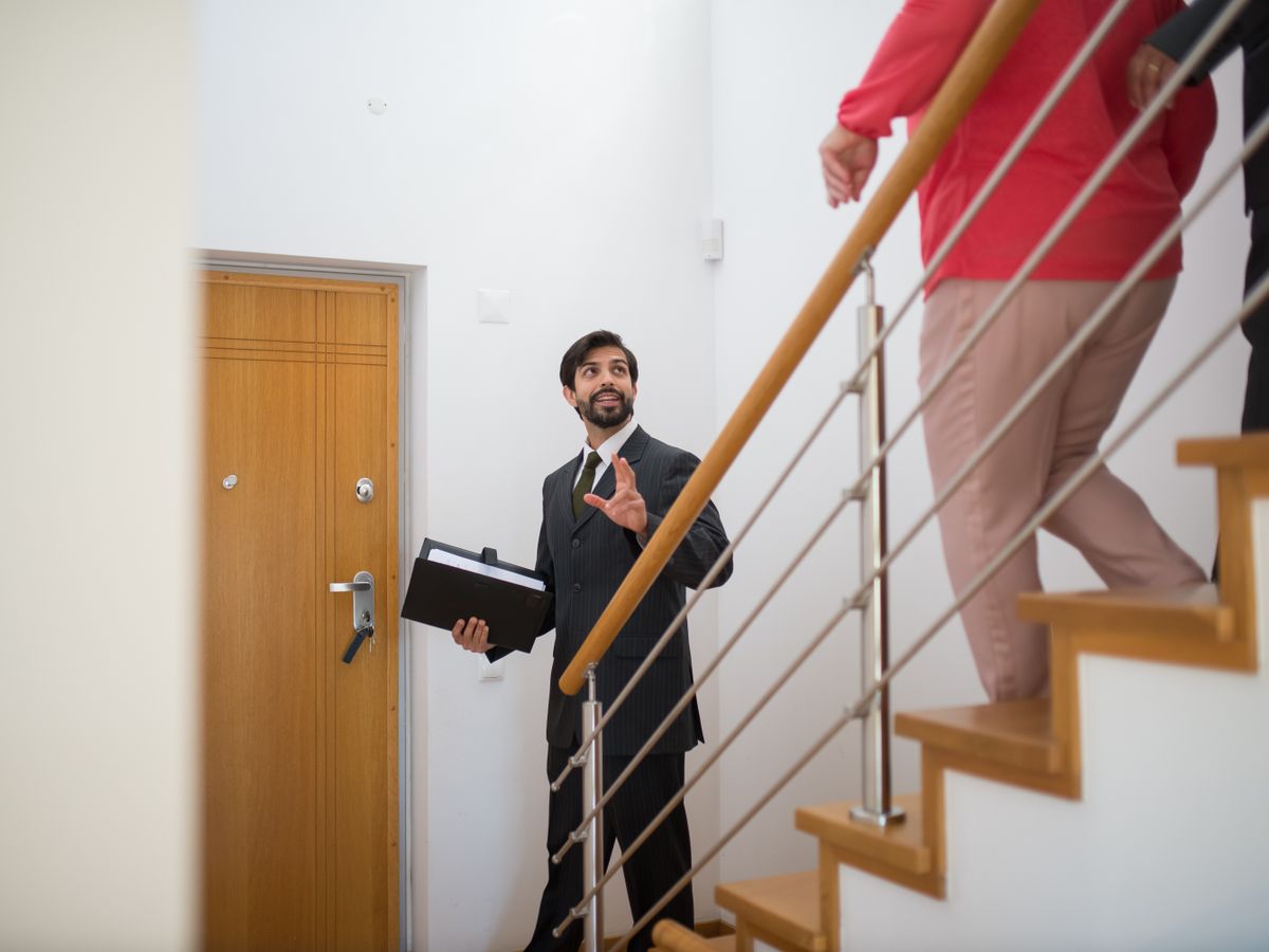 An agent building trust with clients